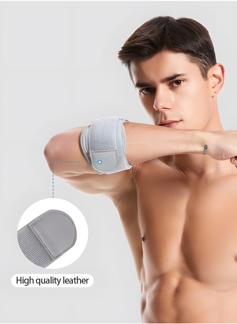 GROIC - Tennis Elbow Braces for Tendonitis and Tennis Elbow,Golfers Elbow Forearm Brace Straps and Compression Pad,Wraps Tennis Elbow Support Band Relief,Counterforce Brace for Forearm Support - Image 1