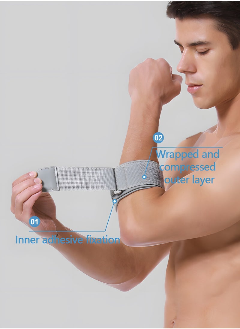 GROIC - Tennis Elbow Braces for Tendonitis and Tennis Elbow,Golfers Elbow Forearm Brace Straps and Compression Pad,Wraps Tennis Elbow Support Band Relief,Counterforce Brace for Forearm Support - Image 1