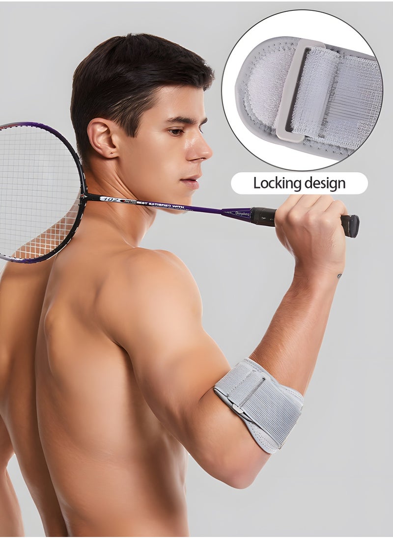 GROIC - Tennis Elbow Braces for Tendonitis and Tennis Elbow,Golfers Elbow Forearm Brace Straps and Compression Pad,Wraps Tennis Elbow Support Band Relief,Counterforce Brace for Forearm Support - Image 1