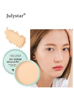 Julystar Long-lasting Oil Control Pressed Powder - Waterproof Matte Finish Flawless Setting Powder Madeup - Cruelty Free Lightweight Minimizes Pores - Fine Lines Face Cosmetic with Natural Look for All Skin  - Image 2