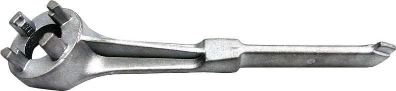 LUMAX LX-1724 Aluminum Drum Wrench; Non-Sparking, Offset Handle for 2” & 3/4” Drum Plugs, Hardened & Tempered, Lightweight and Compact Design for Plastic or Metal Drums - Image 3