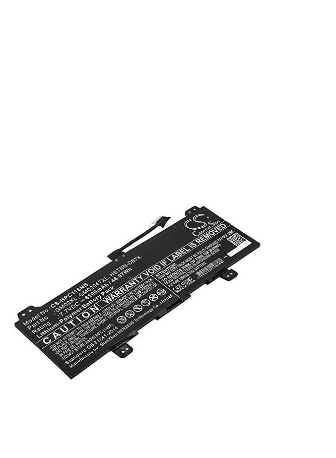 Terabyte GM02XL HSTNN-DB7X GMO2XL 917679-271 917725-855 HSTNN-UB7M Laptop-Akku Ersatz kompatibel für HP Chromebook 14 G5 14-CA000NA 11 G6 G7 EE Chromebook X360 11 G1 Serie (7,7 V) 47,3 Wh. ) - Image 1