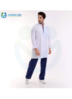 ACNORIA CARE Men's Short Medical Lab Coat For Doctors Nurses And Hospital Workers Comfortable And Elegant - From Acnoria Care - Size L  - Image 5