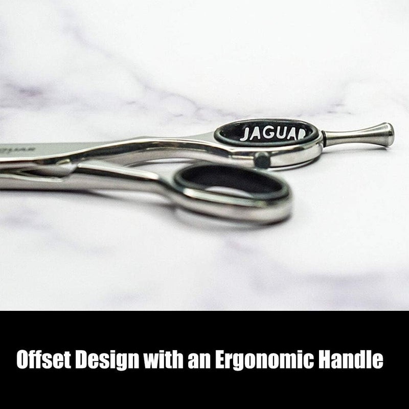 Jaguar Shears White Line Silver Ice 6" Professional Ergonomic Hair Cutting Scissors - Image 2