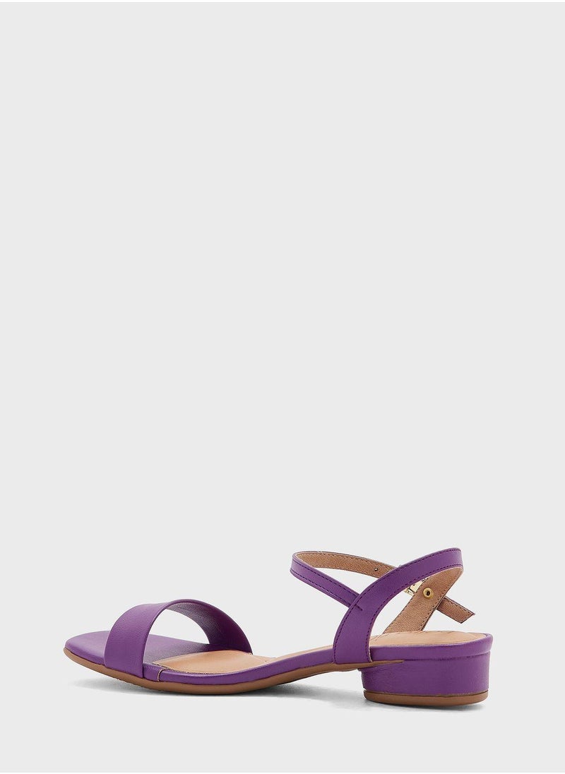 Beira Rio Thea Ankle Strap Low Heel Sandals  - Image 3