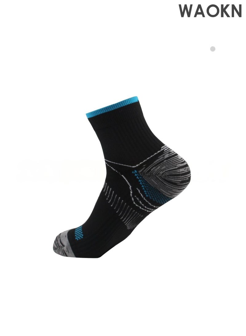 WAOKN 6 pairs of socks, short socks, stylish and casual design, versatile, comfortable and breathable, not stuffy, not easy to smell, quick drying and sweat absorption, suitable for commuting to work, exercise, gym and other occasions. - Image 2