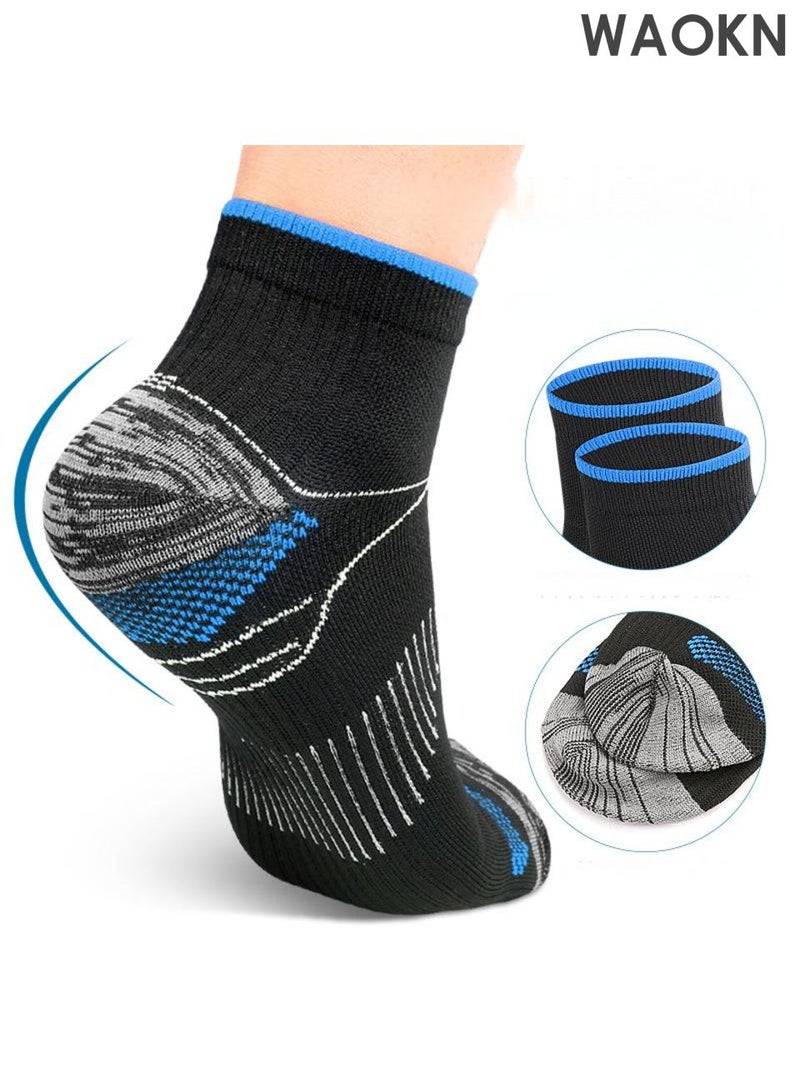 WAOKN 6 pairs of socks, short socks, stylish and casual design, versatile, comfortable and breathable, not stuffy, not easy to smell, quick drying and sweat absorption, suitable for commuting to work, exercise, gym and other occasions. - Image 3