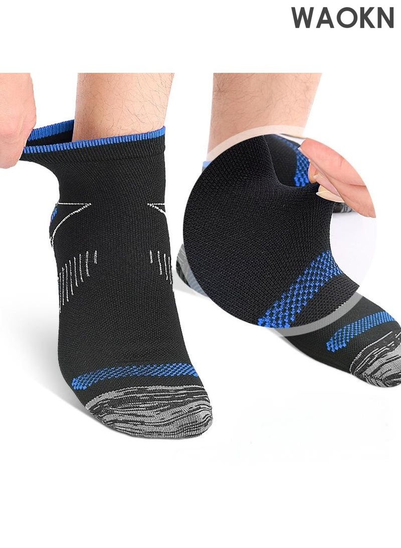 WAOKN 6 pairs of socks, short socks, stylish and casual design, versatile, comfortable and breathable, not stuffy, not easy to smell, quick drying and sweat absorption, suitable for commuting to work, exercise, gym and other occasions. - Image 4