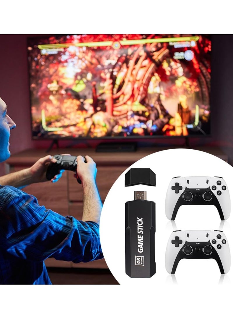 Generic - 58000 Wireless Retro Home Video Game Console 2.4G 4K TV Retro Game Console with Two Wireless Controllers Plug Play Video Game Stick Support Archive Output for - Image 1