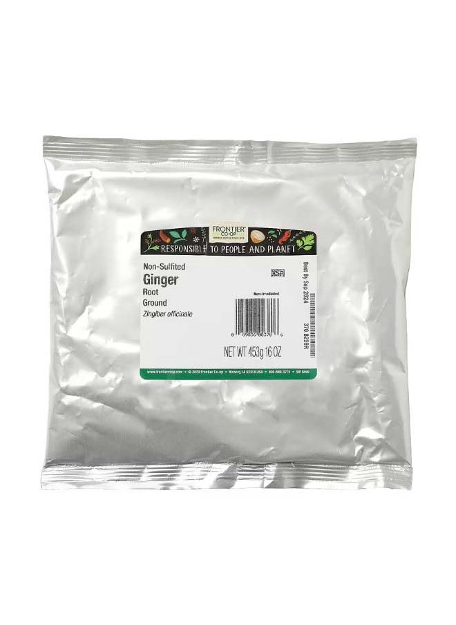 Frontier Co-op Ground Non Sulfited Ginger Root 16 oz 453 g  - Image 2