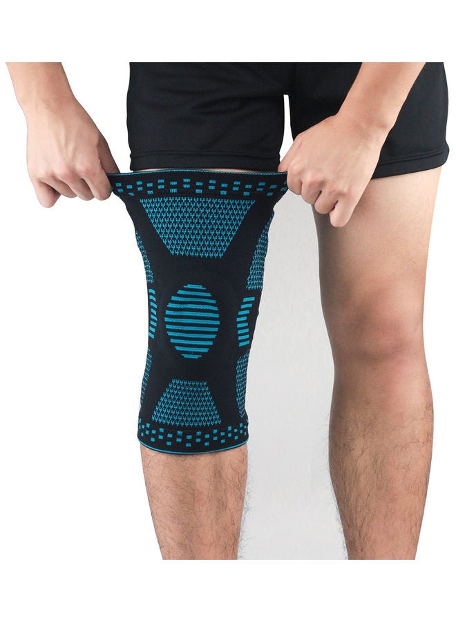 إسكدنيا زوج من دعامات الركبة، واقي للركبة، واقي ضاغط، غير قابل للانزلاق للرجال والنساء، صالح لكرة القدم والمشي وللمسافات الطويلة وكرة السلة مقاس كبير 22*4*20سم - Image 1