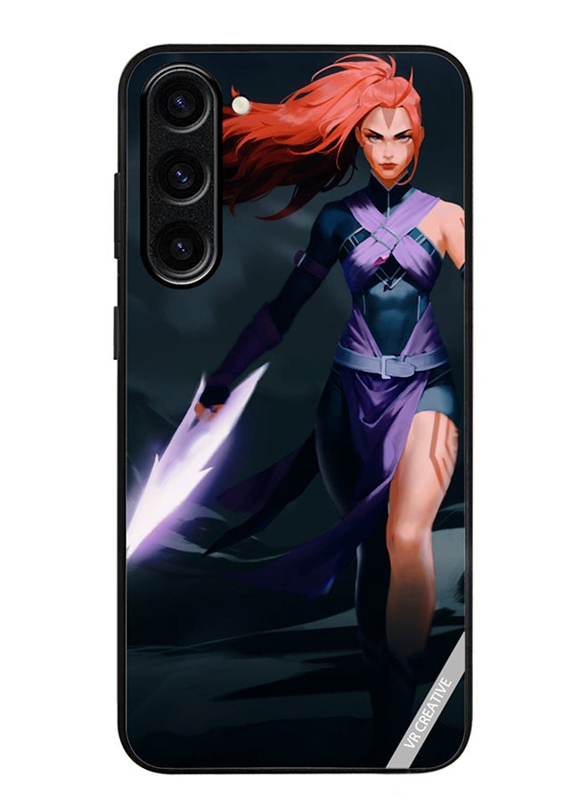 VR CREATIVE Protective Case Cover For Samsung Galaxy S24 Plus Anti-Mage Lady Dota 2 Design Multicolour - Image 1