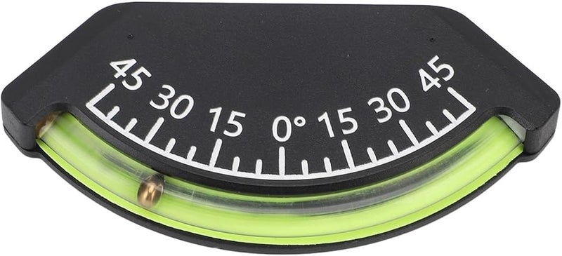مقياس الميل بزاوية 45 درجة مقاوم للصدمات وسهل التركيب للمركبات ذات الدفع الرباعي والشاحنات وعربات السفر والقوارب والمقطورات - Image 1