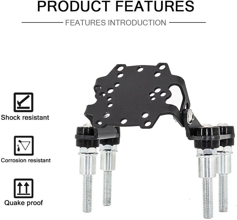 QASULER Motorcycle Phone Holder Bracket - Image 4