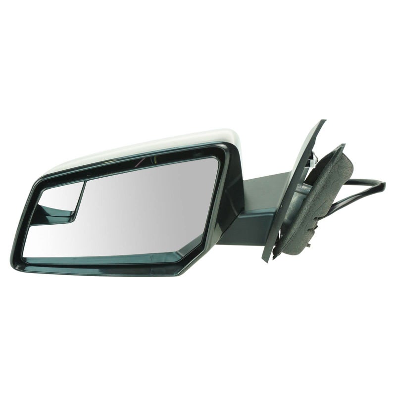TRQ Left Mirror with Heat Manual Folding with Housing Turn Signal with Spotter Mirror Drivers Side Compatible with 20092014 Chevrolet Traverse 20092015 GMC Acadia GM1320383