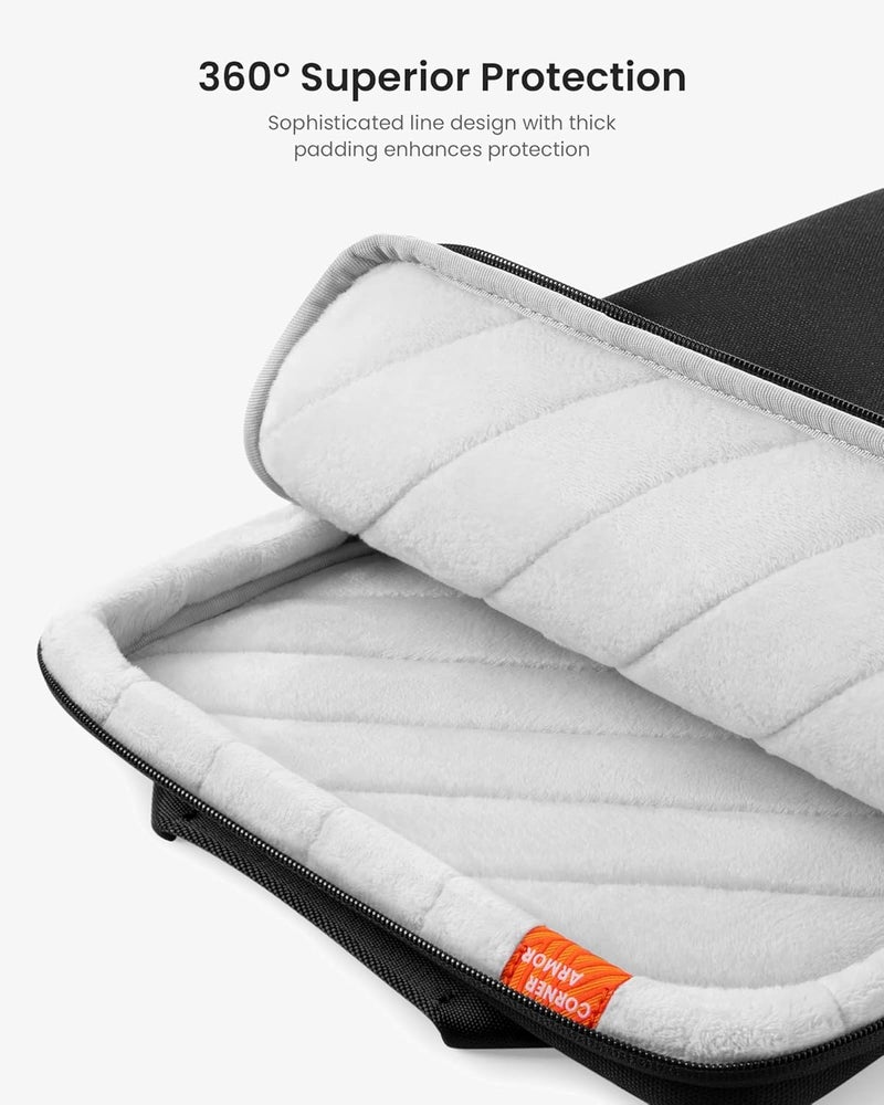 Tomtoc 360 Protective Laptop Sleeve Designed for 15-inch MacBook Air M4/A3241, M3/A3114 M2/A2941 2025-2023, 15'' Surface Laptop AI PC/6, Water-Resistant Well-Organized Accessory Sleeve Case - Image 5