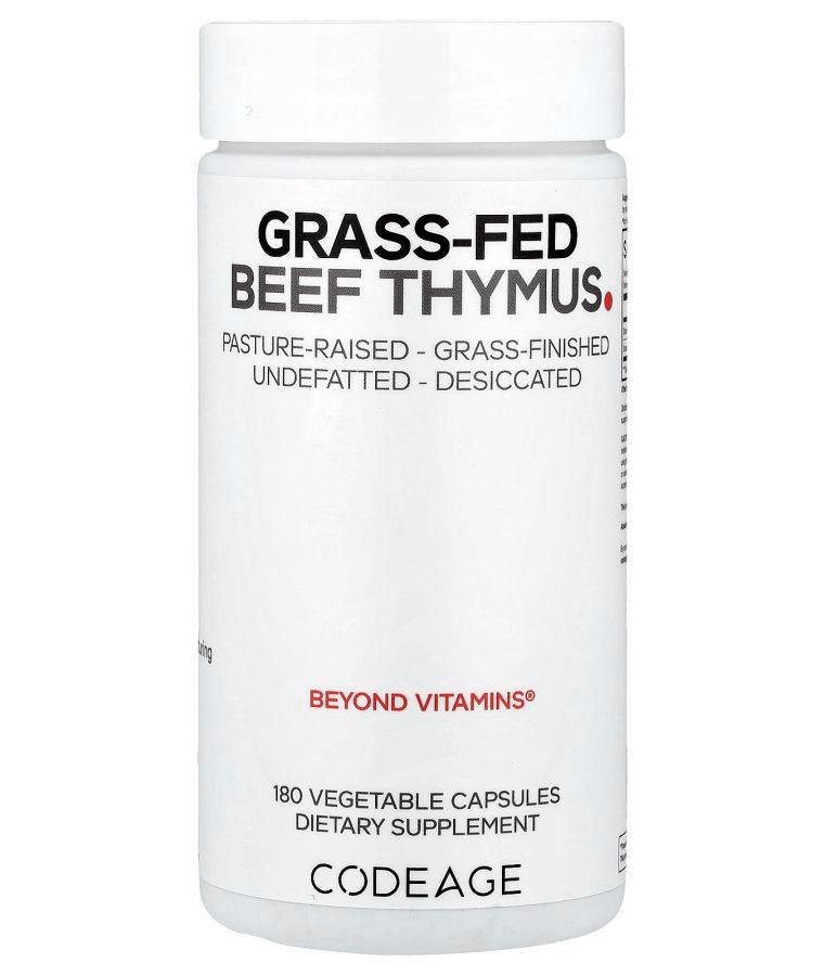 Codeage Grass Fed Beef Thymus 180 Capsules