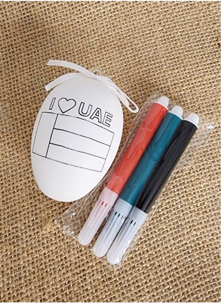 Passion District Painting children egg for diy painting-set of 3  - Image 2