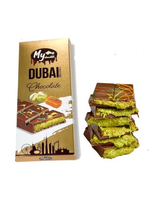 Dubai Chocolate - Kunafa & Pistachio 100g - view 2