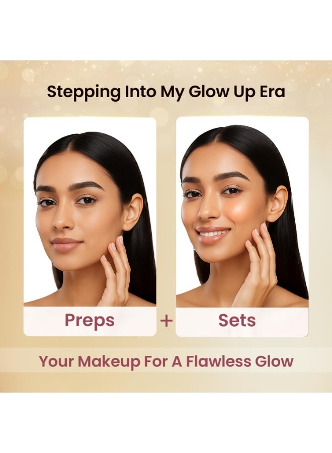 Swiss Beauty Glow Up Makeup Fixer | Preps + Sets | Dewy Radiance | For Face & Body | With Vitamin C & Hyaluronic Acid | 100ml - Image 4