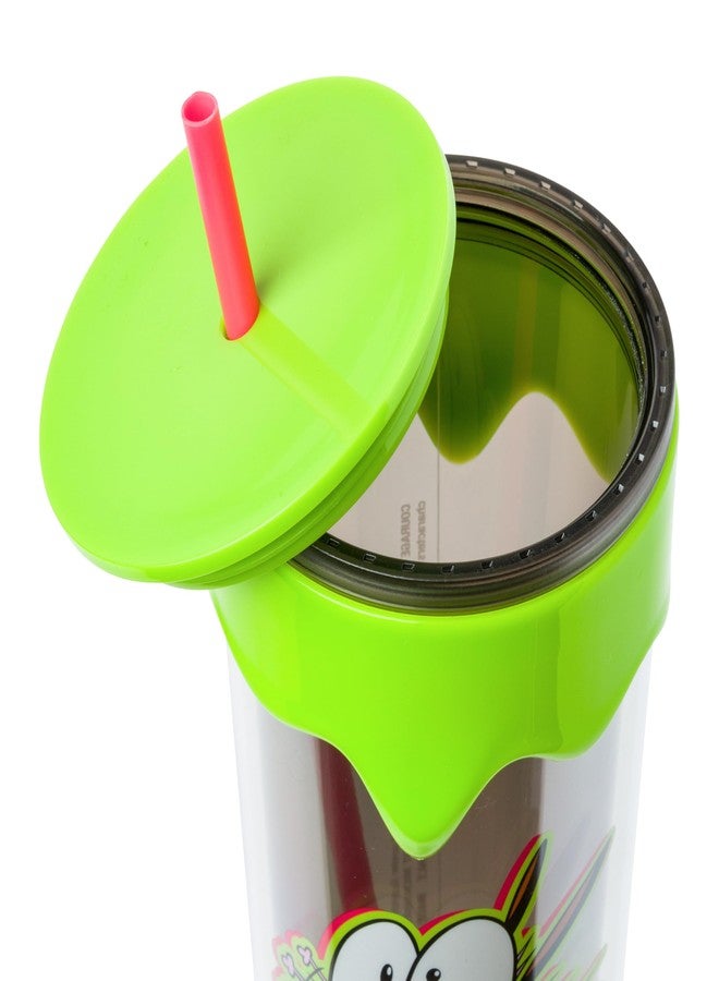 Silver Buffalo Courage The Cowardly Dog Scared Courage 26oz. Plastic Drip Tumbler - Image 2