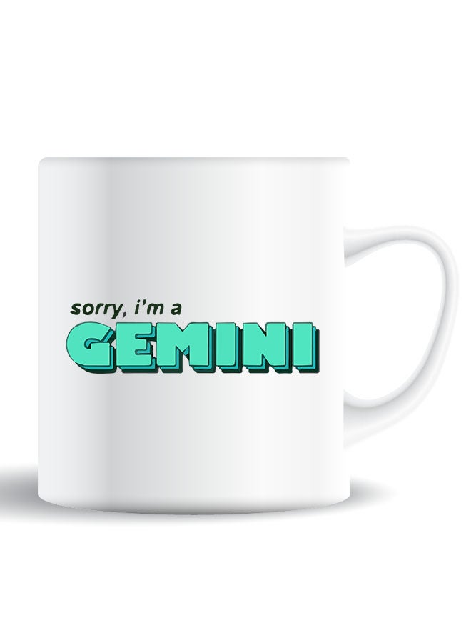 Theodor Premium Quality Two Sided Printed Coffee Mug Tea Cup Gemini For Home Office, Kids Men Women - Image 1