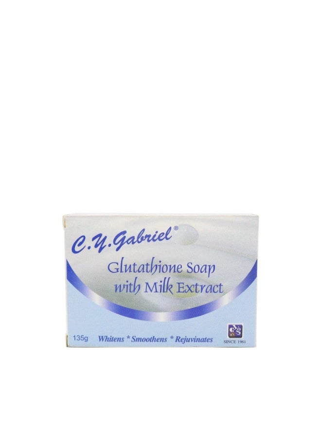 سي.واي.جابرييل سي واي غابرييل صابون الجلوتاثيون بخلاصة الحليب - 135 جم - Image 1