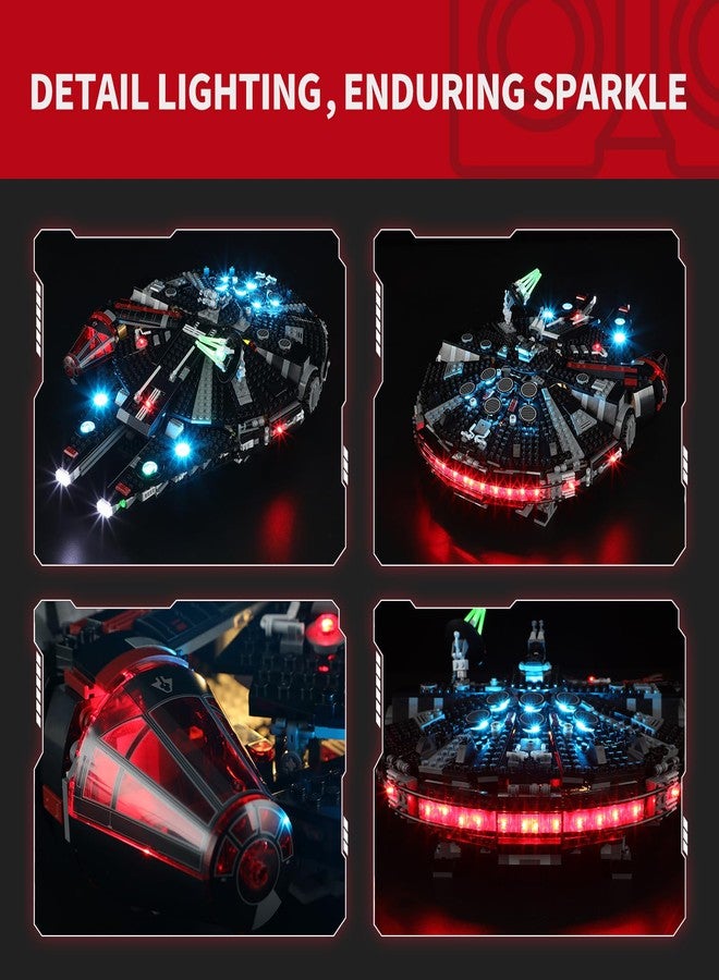 BRIKSMAX 2.0 Light Kit for Lego The Dark Falcon -Innovative Led Lighting Compatible with Lego Star Wars 75389 - Not Included Lego Set - Image 5