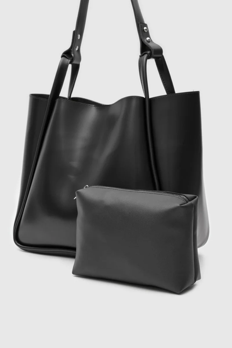 Shule Bags Pera Black Shoulder Bag