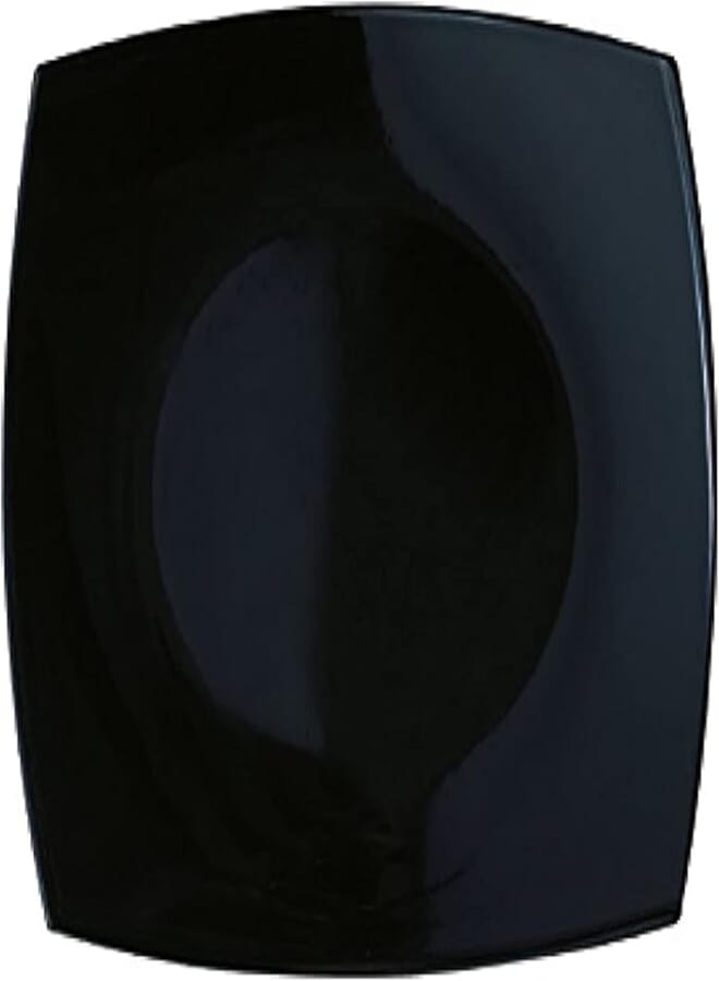 Arc D7214 Glass Square Dessert Plate, Black