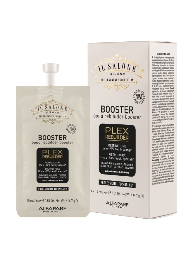 IL SALONE Plex Bond Rebuilder Booster Restructuring Serum For Very Damaged Hair 4X15Ml - Image 1