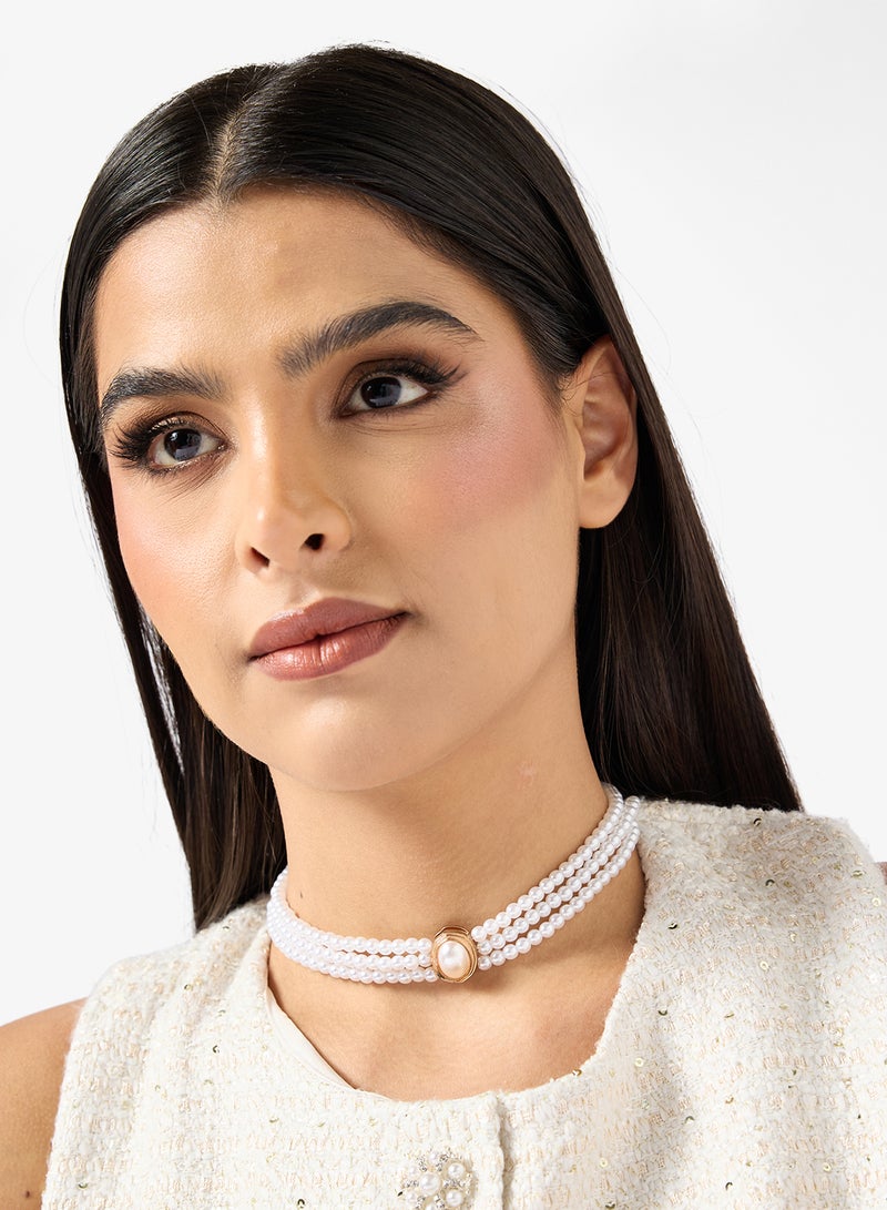 ELLA Pearl Choker - Image 4