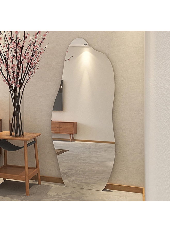 Decorhills Full Length Mirror 75 * 170cm Standing Hanging or Leaning Against Wall Large Bedroom Mirror Floor Mirror Dressing Mirror Wall-Mounted Mirror with LED Light - Image 4