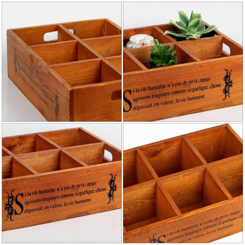 Retro Storage Box Vintage Window Display Box Props DIY Props - Image 5