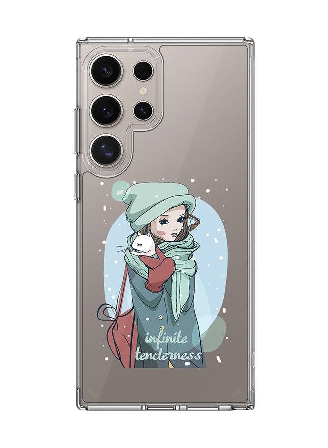 Stylizedd حافظة شفافة كلاسيكية لهاتف سامسونج جالكسي S25 ألترا، حافظة هجين ناعمة حواف مرنة مضادة للسقوط TPU PC جل رقيقة شفافة - عطاء لا نهائي - Image 1