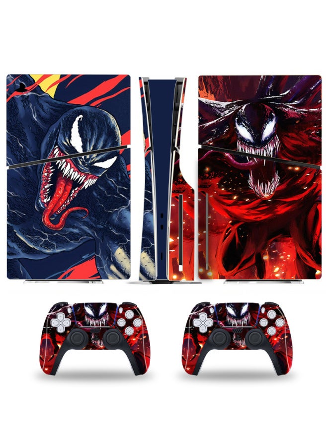 PS5slim Optical Drive Version PS5SLIM Digital Host PlayStation5 Game Machine Sticker Body Protection Sticker-Color:Ps5slim Optical Drive--03 - Image 1