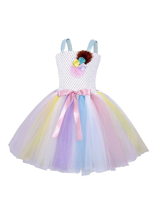 NIBEMINENT Princess Cosplay Costume With Unicorn Headband 140cm - Image 2