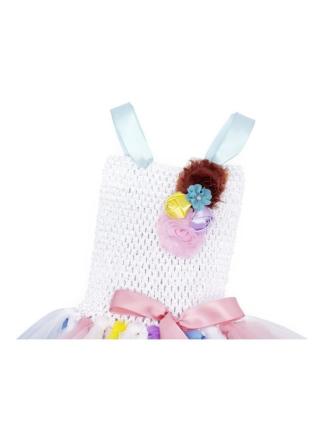 NIBEMINENT Princess Cosplay Costume With Unicorn Headband 140cm - Image 5