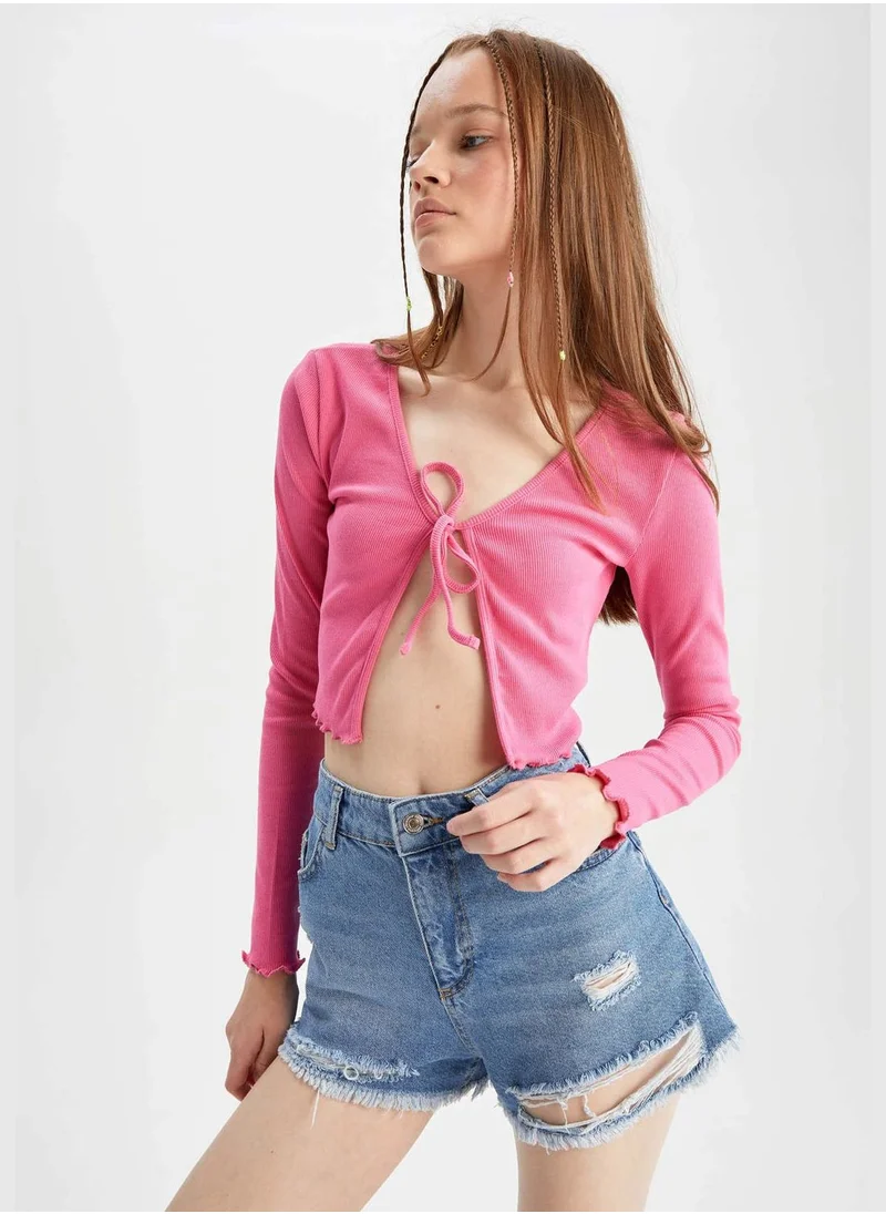 DeFacto Woman Fitted Knitted Cardigan