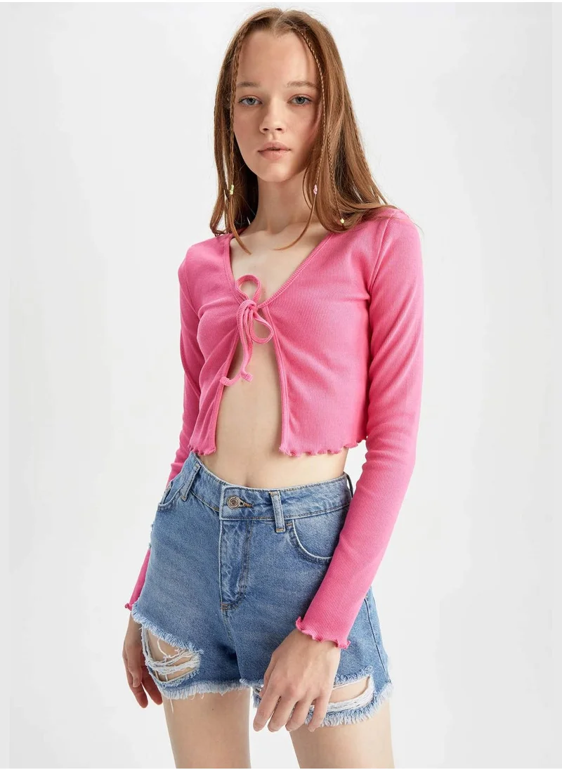 DeFacto Woman Fitted Knitted Cardigan