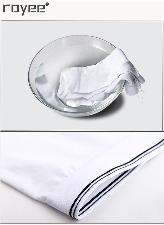 Royee - 3Pack Pure cotton of Men's underwear，Mid rise flat angle pants, knitted pure cotton for comfortable and breathable underwear - Image 1