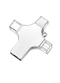 ماركة غير محددة 4 في 1 USB متوفر لأجهزة iPhone وAndroid وType C والكمبيوتر المحمول بسعة 64 جيجابايت  - Image 1
