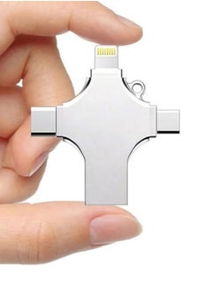 ماركة غير محددة 4 في 1 USB متوفر لأجهزة iPhone وAndroid وType C والكمبيوتر المحمول بسعة 64 جيجابايت  - Image 2