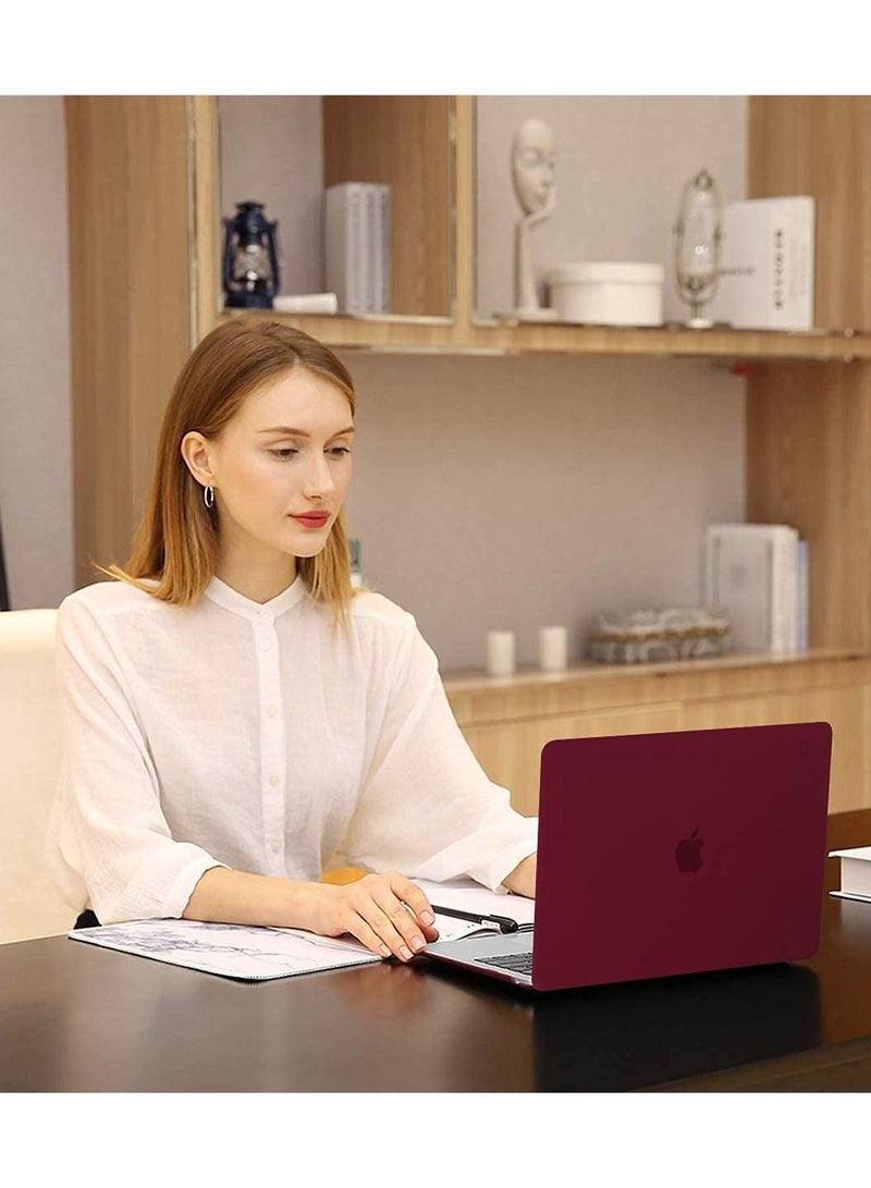 أمم متوافق مع جراب Mac Book New Pro مقاس 13 بوصة 2018/2017/2016 موديل A1988 A1708 (شريط لا يعمل باللمس) حافظة صلبة بلاستيكية رفيعة للغاية مع غطاء لوحة مفاتيح باللغة الإنجليزية بتصميم أمريكي أرجواني - Image 5