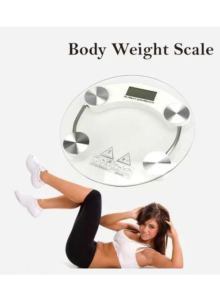 QSHOP - HD Digital Scale - Holds up to 180kg, Modern and elegant design, Clear display, Ideal for home and office use, Reliable performance for accurate and easy weight measurement - Image 1
