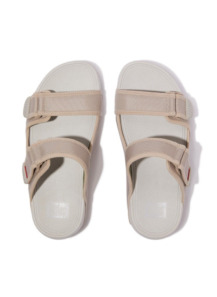 FitFlop - 049-822 Fitflop Men Sandals Gogh Moc Mens Adjustable Water-Resistant Slides - On Taupe GT3-C54 Taupe - Image 1