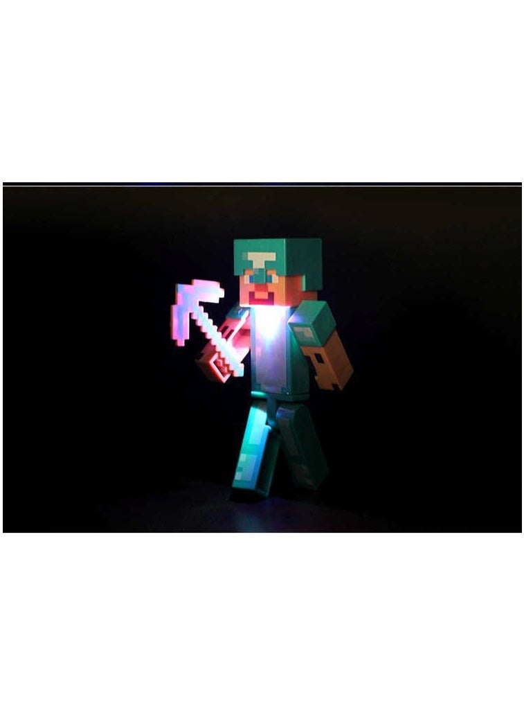 general Minecraft toys, luminous building blocks, sword picks, hand-made little dolls, gifts for family and friends - Image 3