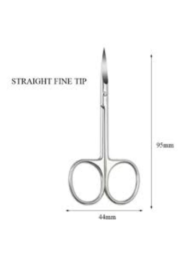 maya jewelry stainless steel eyebrow Scissors silver 1PC - Image 5
