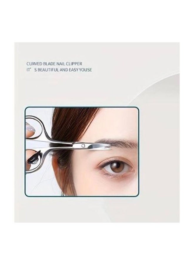 maya jewelry stainless steel eyebrow Scissors silver 1PC - Image 2