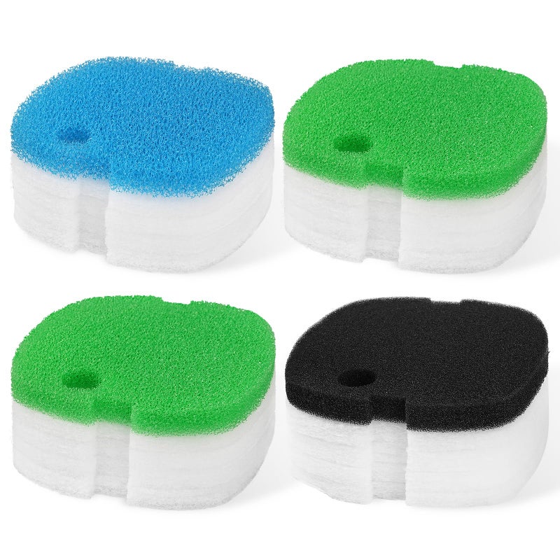AQUANEAT Replacement Canister Filter Pads Compatible with SUNSUN HW-302 Aquarium Filter Media Sponge Floss - Image 1